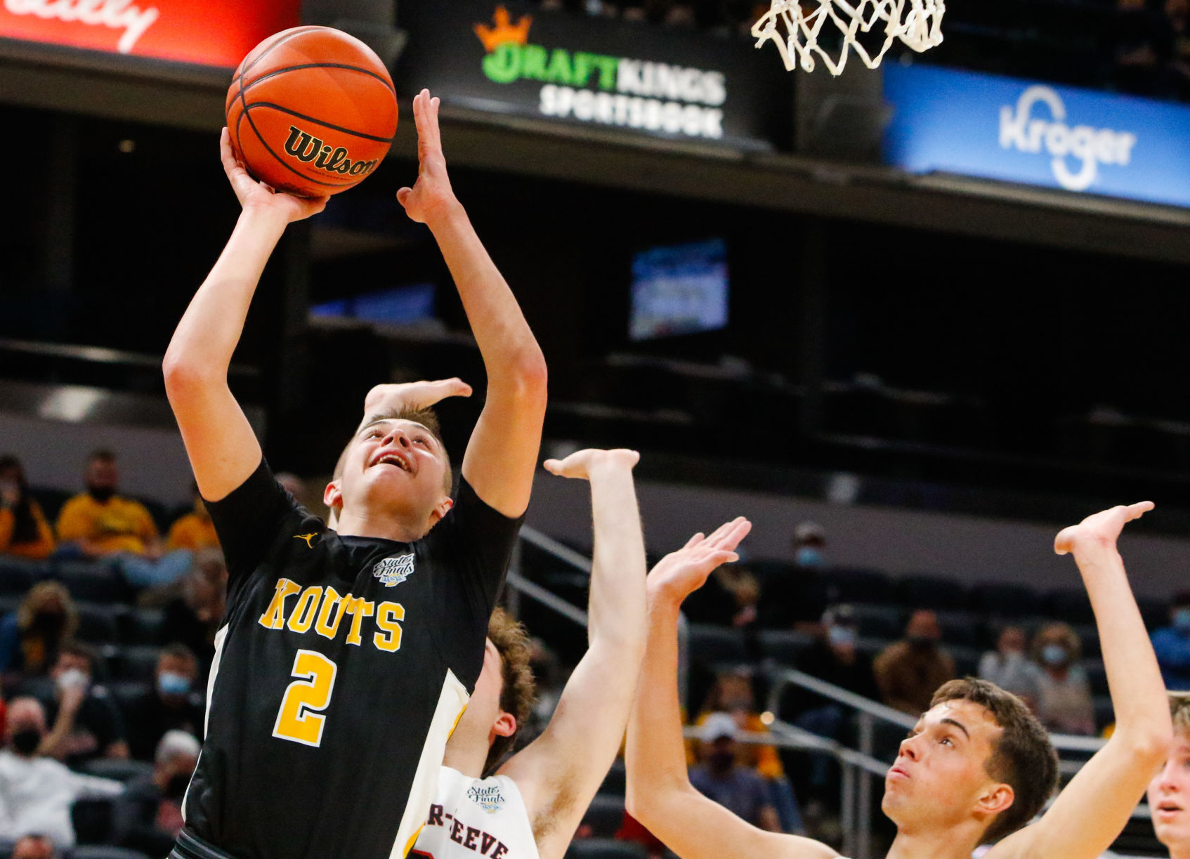 Gallery: Class A boys basketball state final: Kouts vs. Barr-Reeve